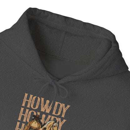 Howdy Black Cowgirl Hoodie – Country Western Rodeo Melanin Texas Pullover