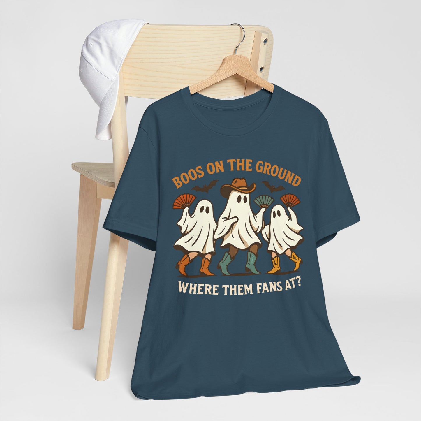Boos on the Ground Shirt – Funny Western Cowgirl Ghost Squad Halloween Tee