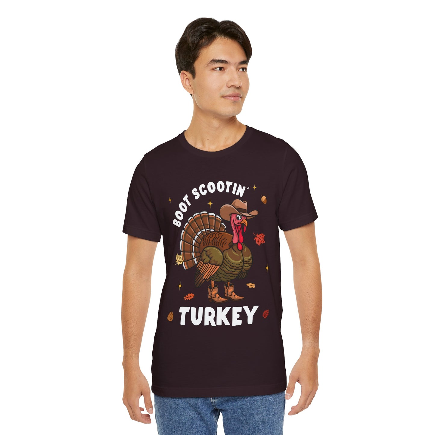 Thanksgiving Cowboy Turkey Shirt – Boot Scootin’ Western Rodeo Tee