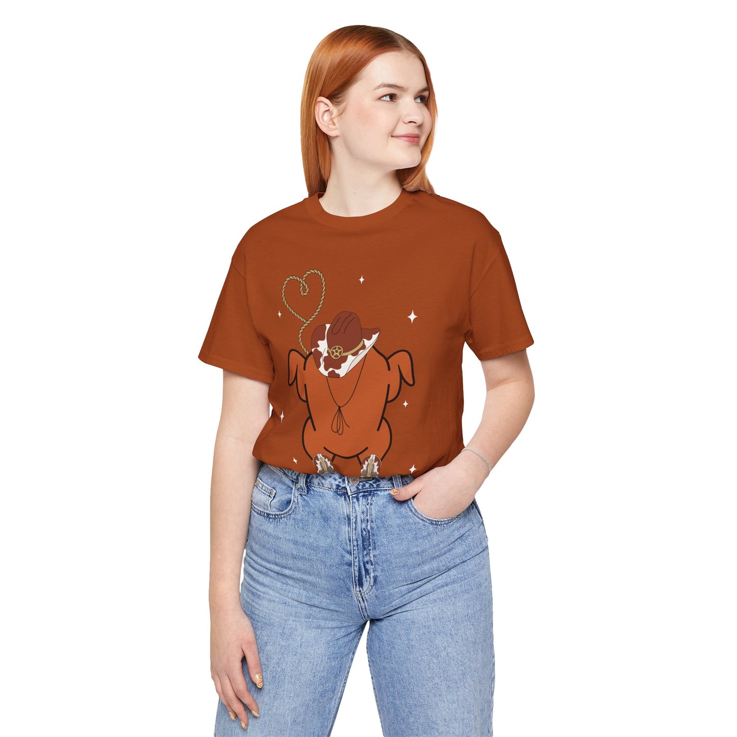 Western Cooked Turkey Shirt – Cowboy Cowgirl Rodeo Thanksgiving Tee