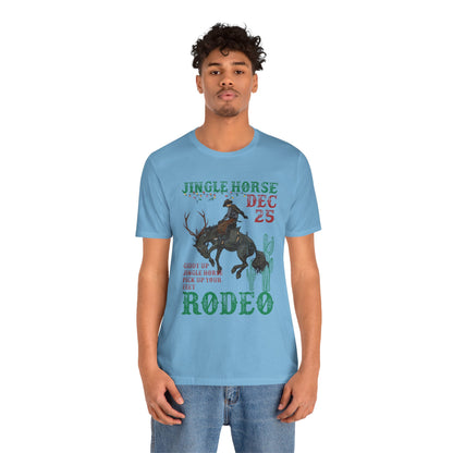 Giddy Up Jingle Horse Shirt – Western Rodeo Howdy Christmas Holiday Tee