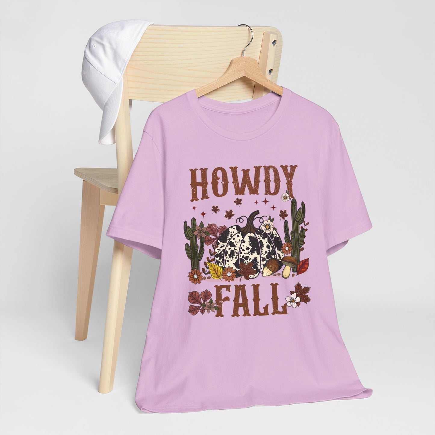 Retro Howdy Fall Shirt – Western Cowboy Pumpkin Country Thanksgiving Tee