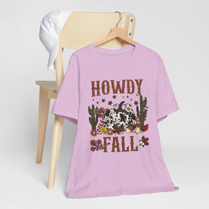Retro Howdy Fall Shirt – Western Cowboy Pumpkin Country Thanksgiving Tee