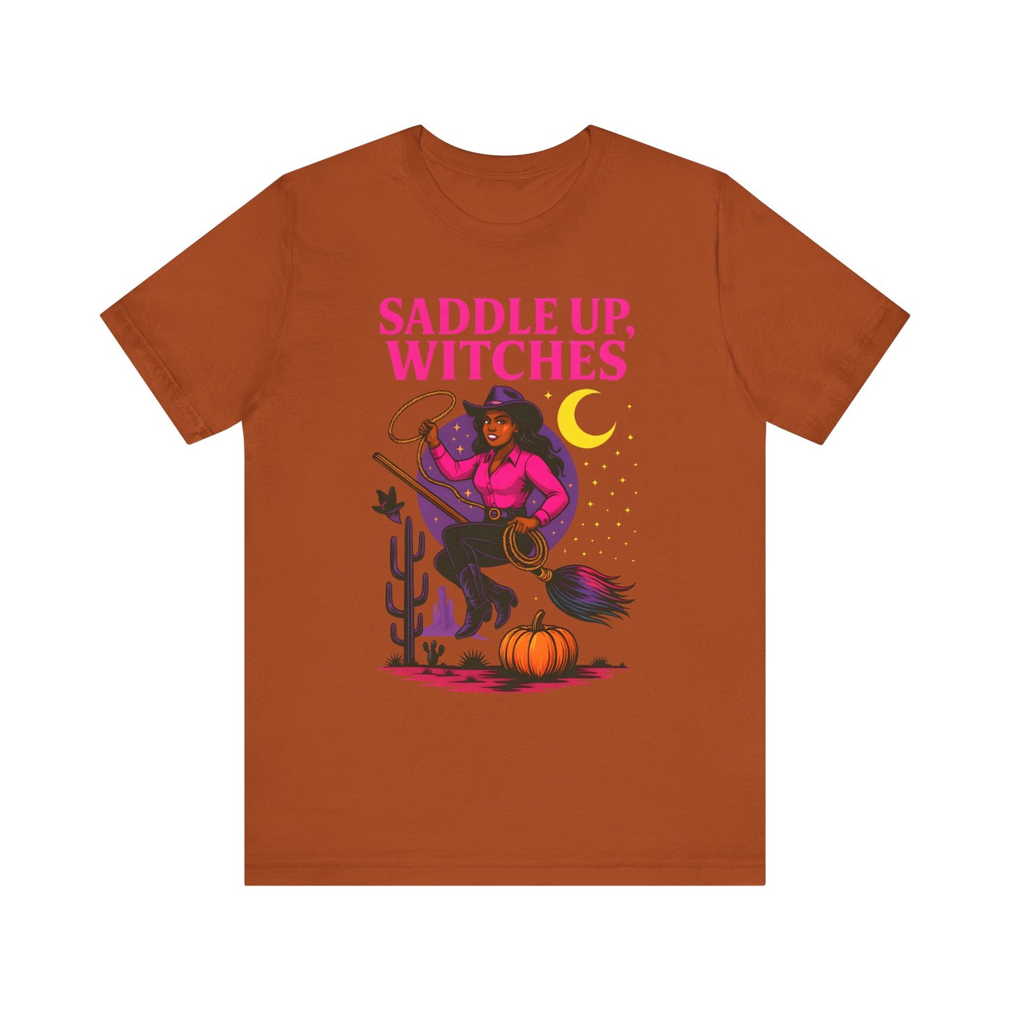 Saddle Up Witches Shirt – Black Cowgirl Western Halloween Tee