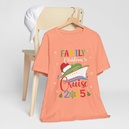 Family Christmas Cruise 2025 Shirt – Matching Cruisemas Family Vacation Tee, Holiday Boat Trip Outfit
