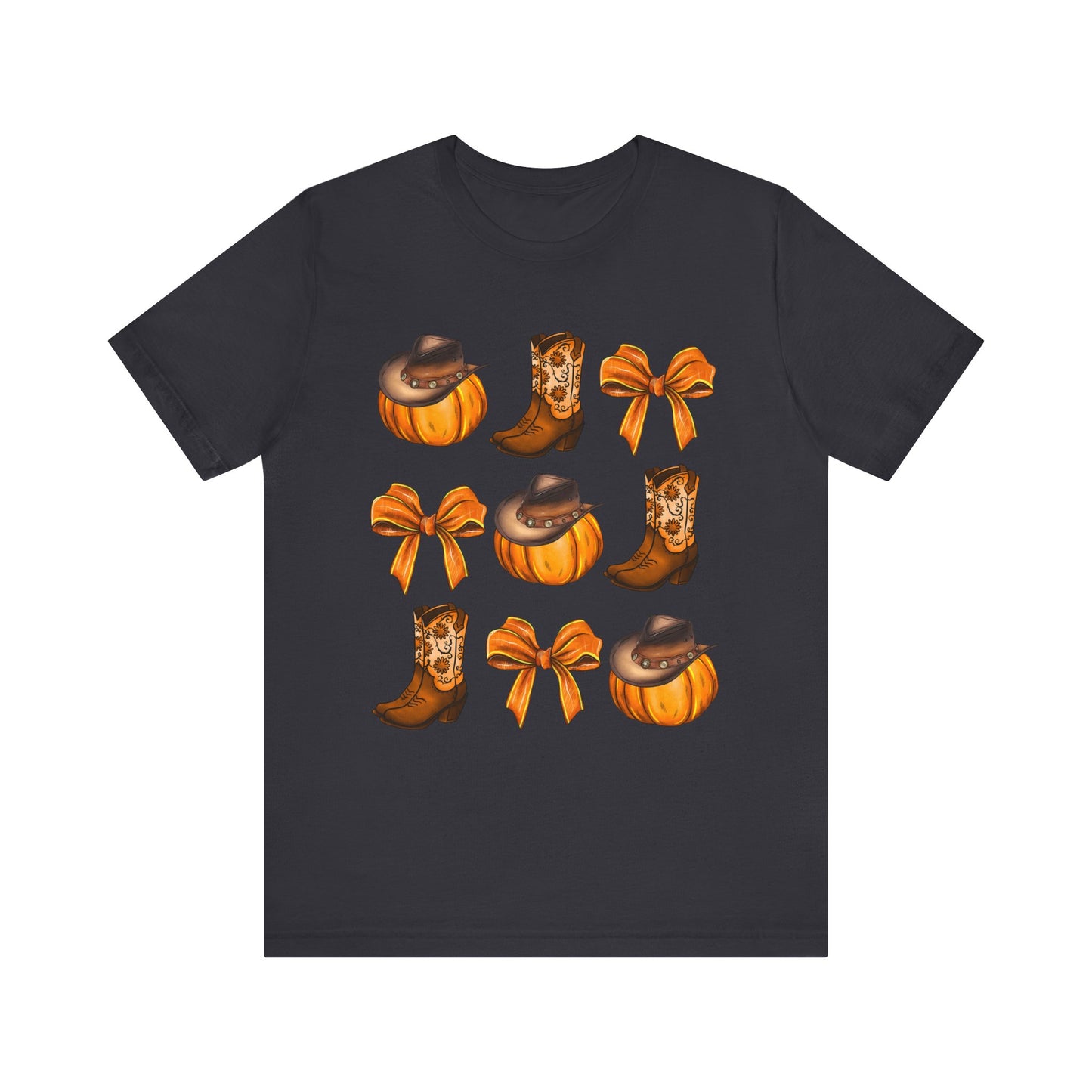 Howdy Pumpkin Shirt – Coquette Bow Cowgirl Western Fall Thanksgiving Tee