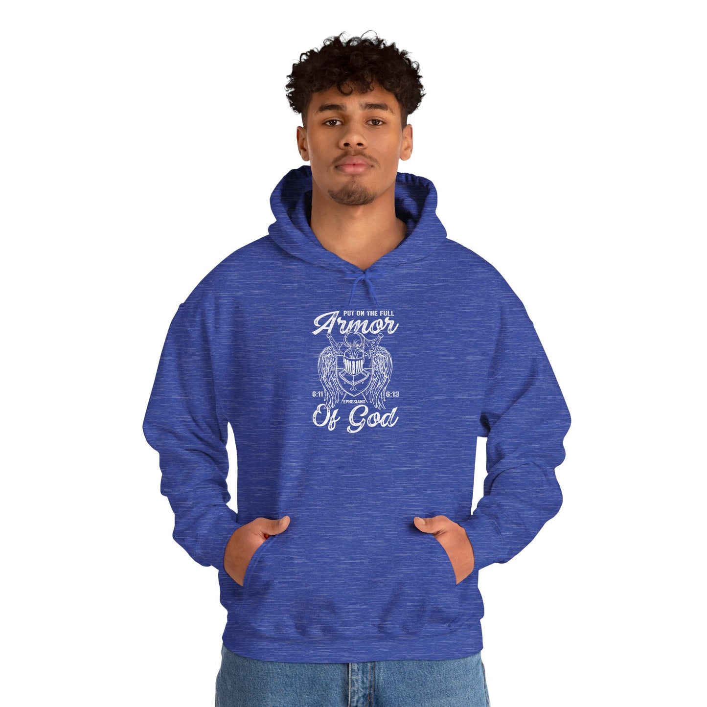Put On The Full Armor Of God Jesus Christ Faith King Men Hoodie