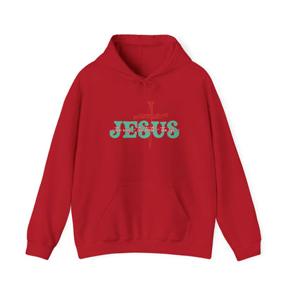 The Way Truth Life Christ Jesus Cross Nails Christian Bible Hoodie