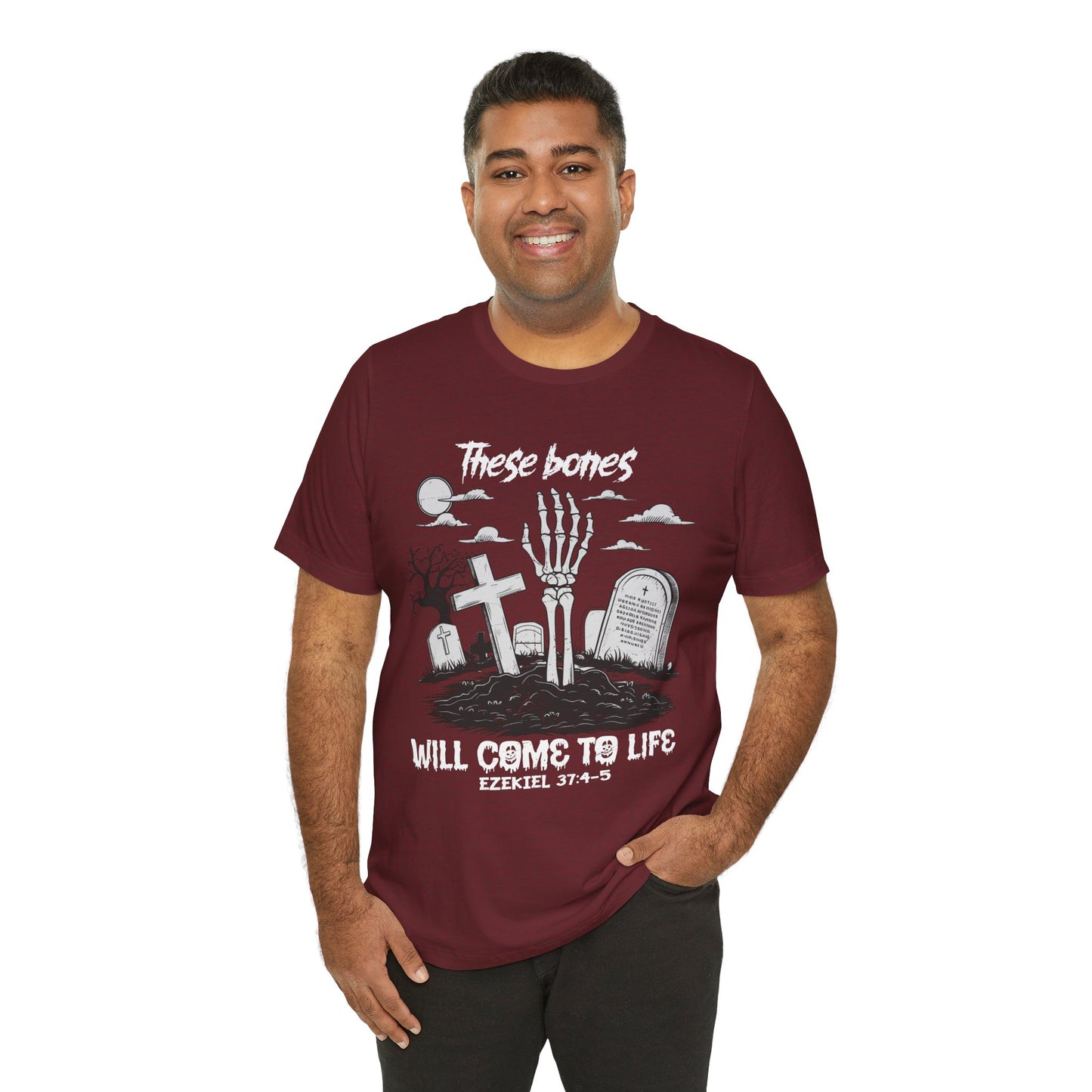 These Bones Will Come To Life Skeleton Christian Halloween T-Shirt