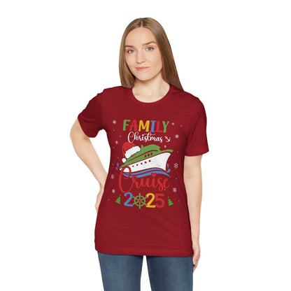 Family Christmas Cruise 2025 Shirt – Matching Cruisemas Family Vacation Tee, Holiday Boat Trip Outfit