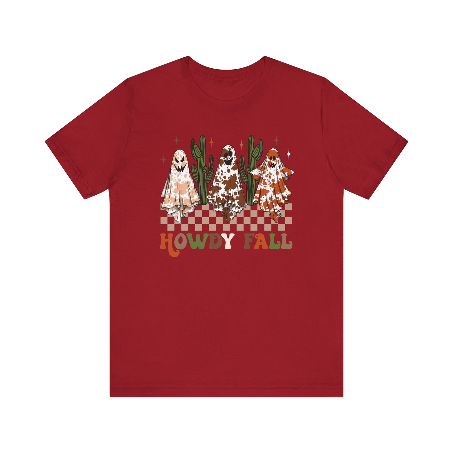 Howdy Fall Retro Ghost Shirt – Western Cowboy Cowgirl Halloween Tee