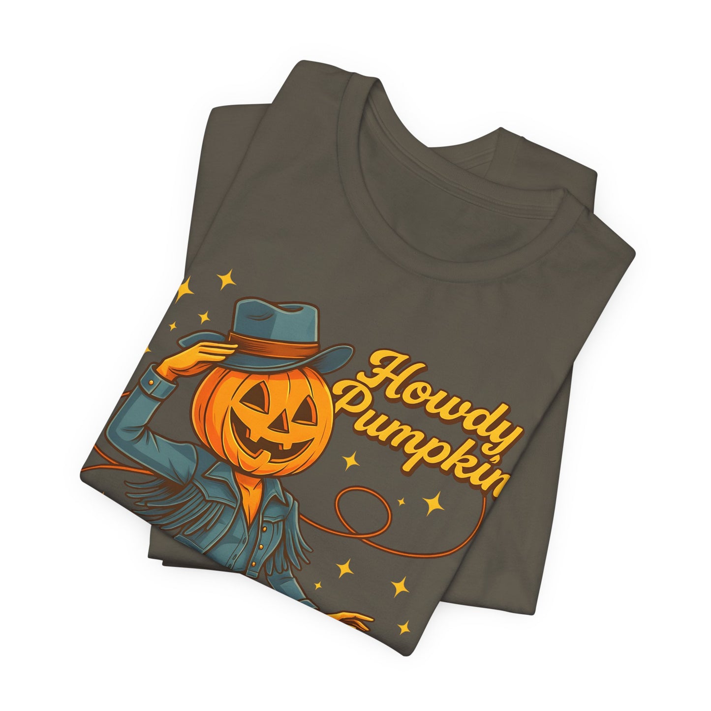 Howdy Pumpkin Shirt Cute Cowgirl Halloween Tee Western Fall Outfit for Women