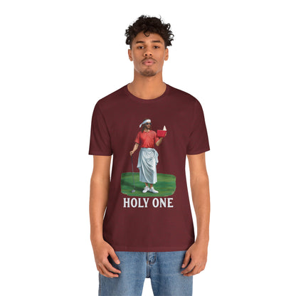 Jesus Golf Holy One Shirt – Funny Christian Faith & Sports Graphic Tee for Golfers
