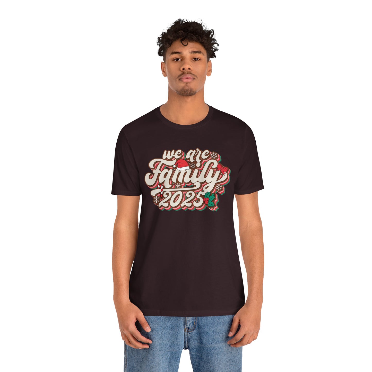 We Are Family Christmas Shirt – Retro Groovy 80s Matching Holiday Tee