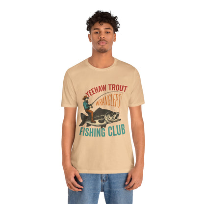 Yeehaw Trout Wranglers Shirt – Funny Cowboy Fishing Club Western Tee