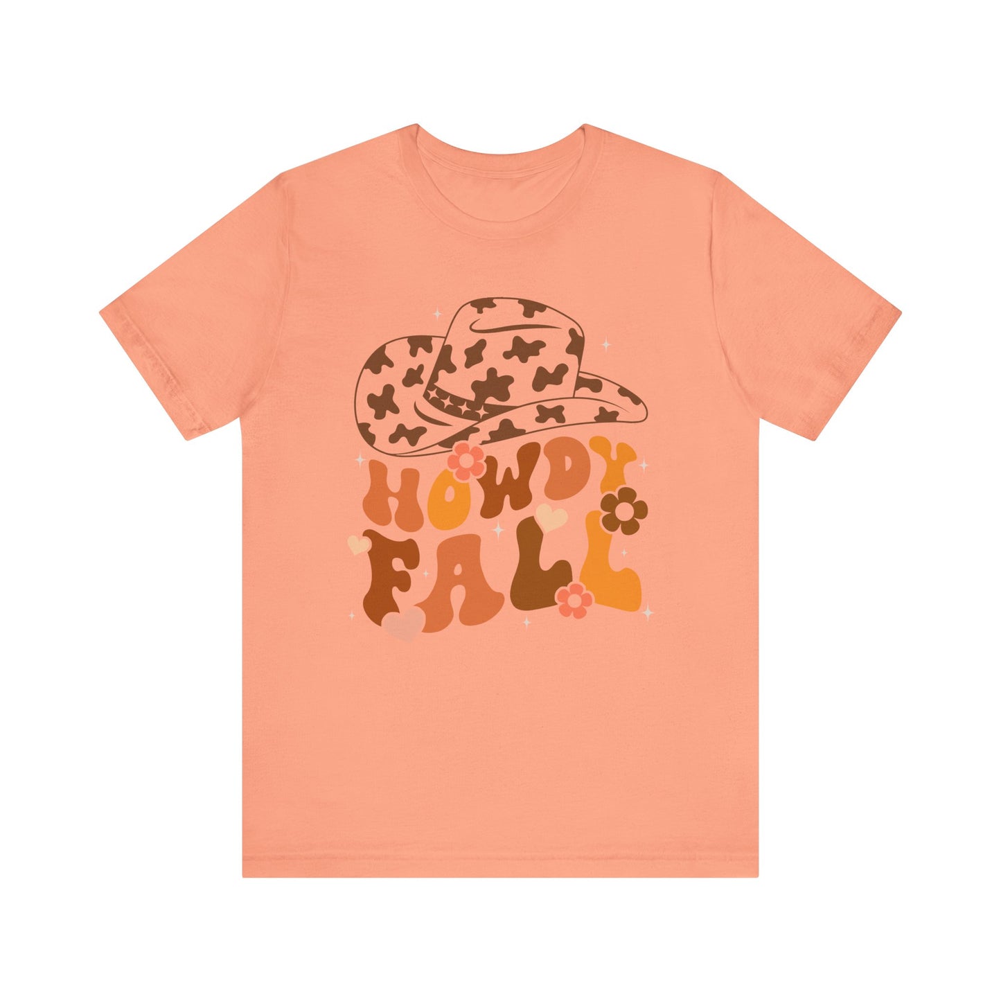 Retro Groovy Howdy Fall Shirt – Western Cowboy Pumpkin Thanksgiving Tee