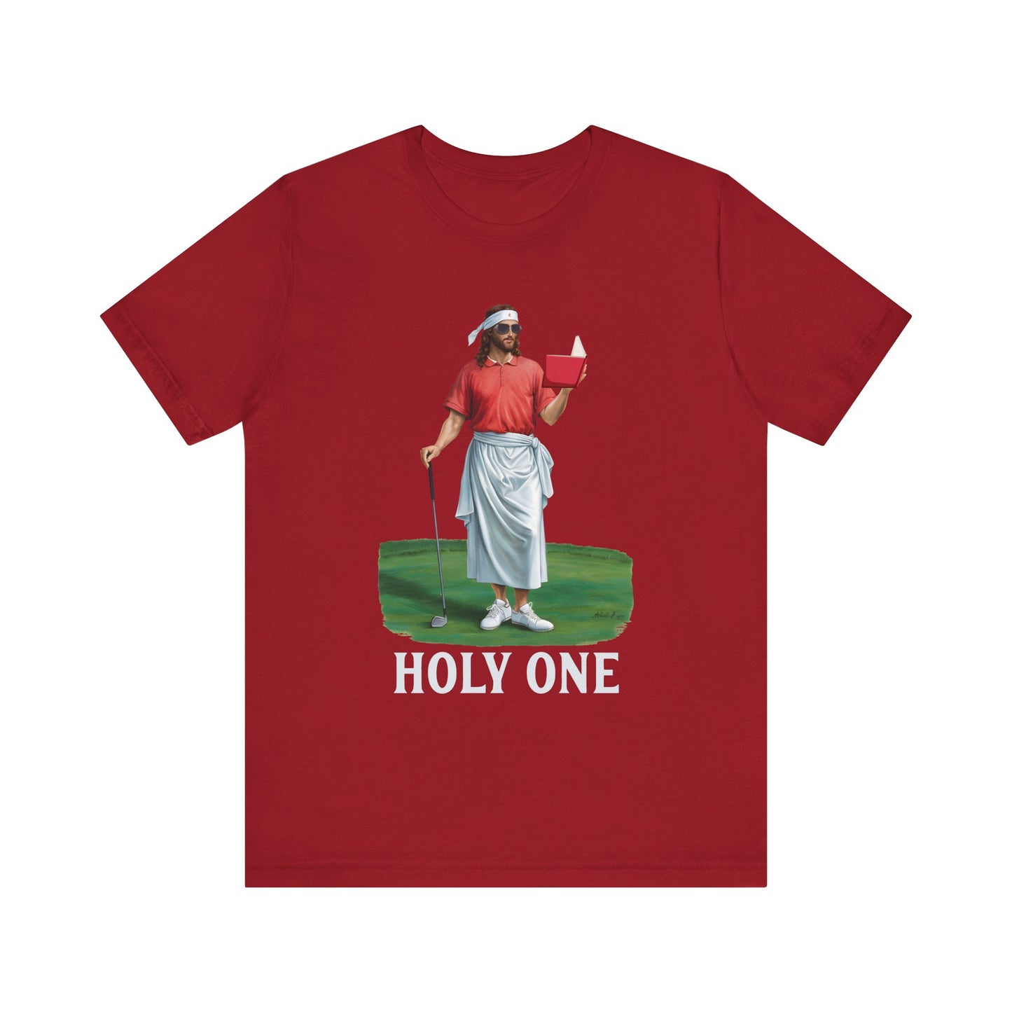 Jesus Golf Holy One Shirt – Funny Christian Faith & Sports Graphic Tee for Golfers