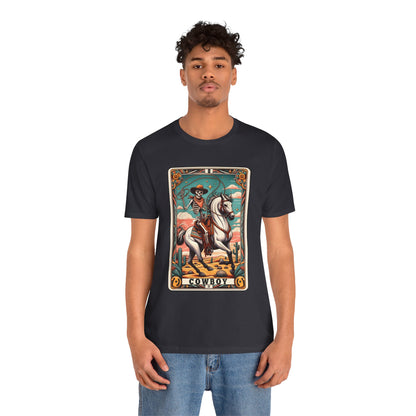 Cowboy Skeleton Tarot Card Shirt – Western Howdy Texas Rodeo Tee