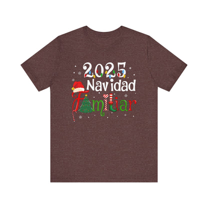 Navidad Familiar 2025 Shirt – Spanish Feliz Navidad Matching Holiday Tee