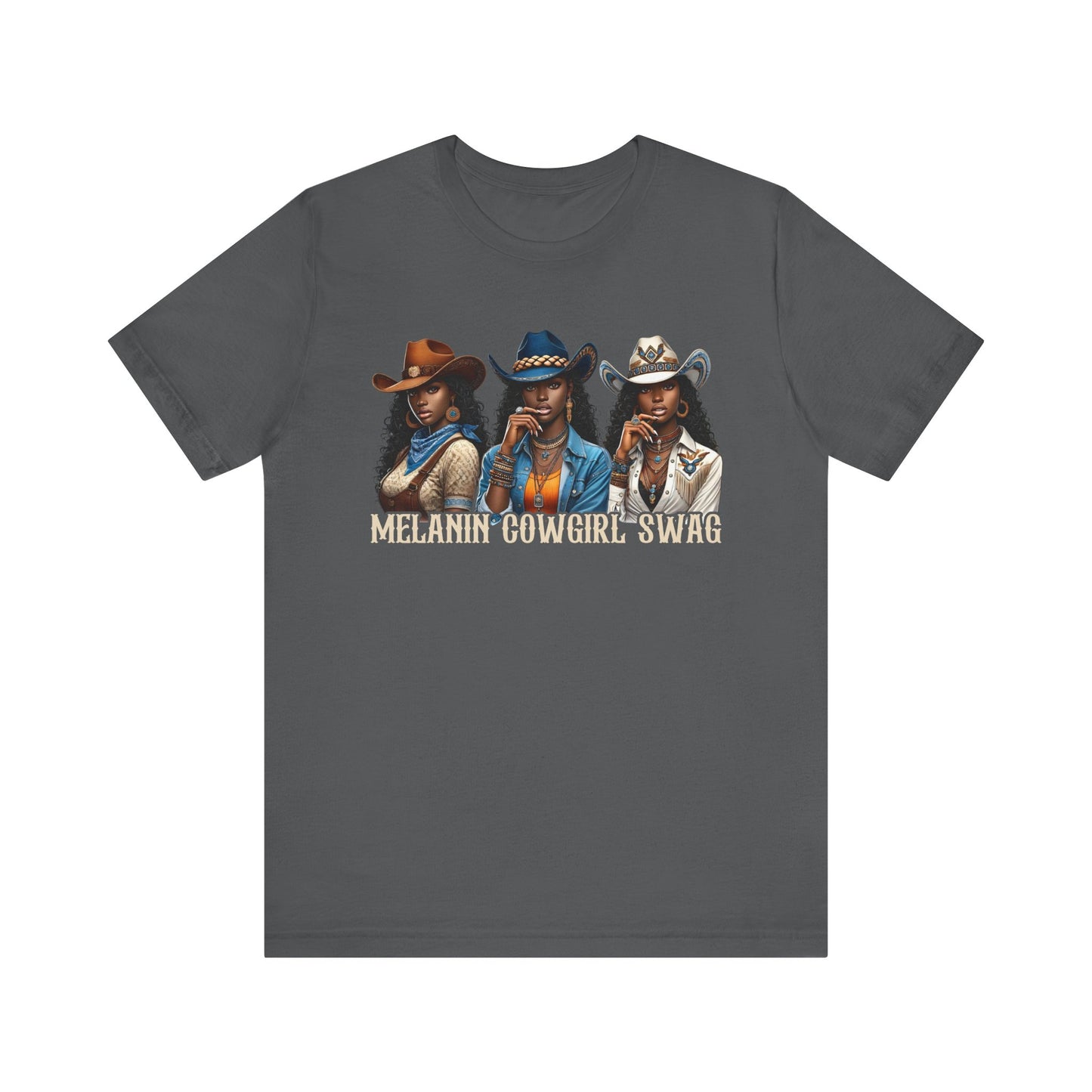 Melanin Cowgirl Swag Shirt – Black African American Western Tee