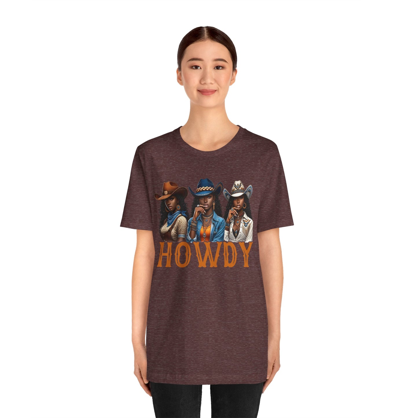 Howdy Black Cowgirl Shirt – Western Rodeo Melanin African American Tee