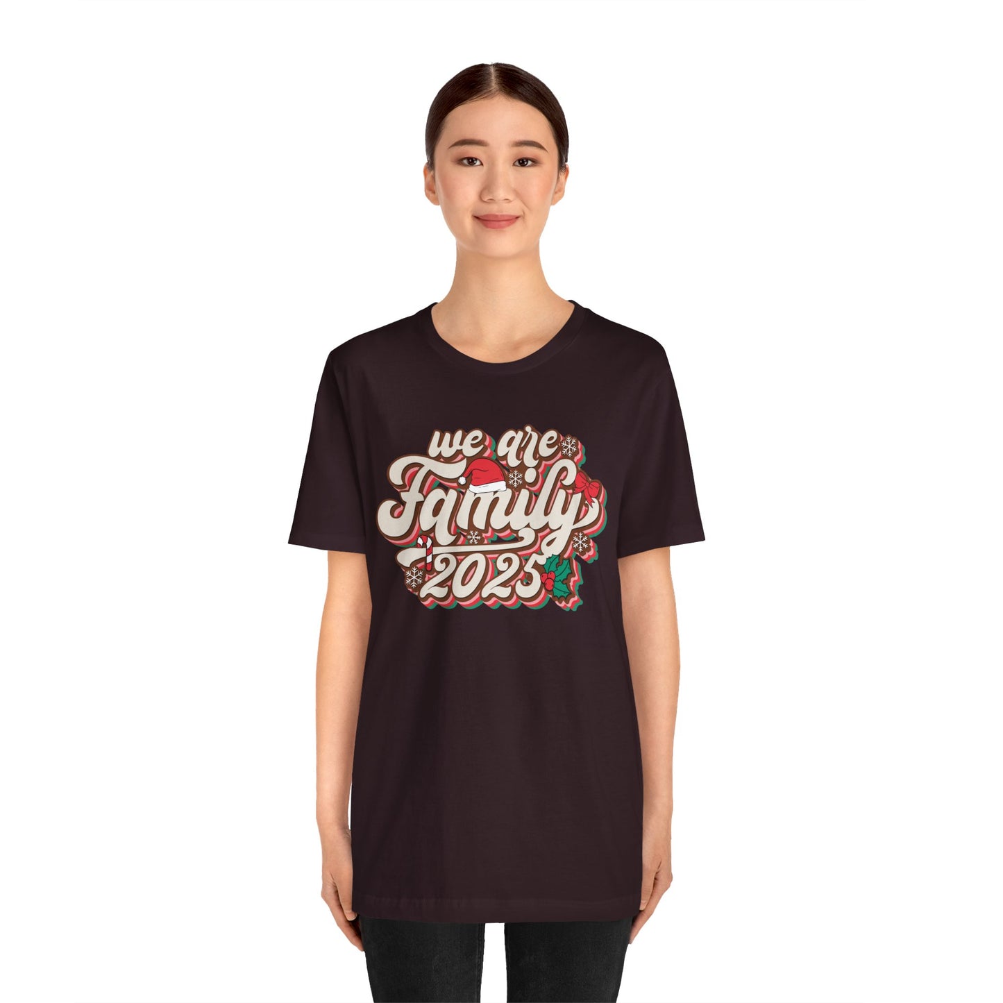 We Are Family Christmas Shirt – Retro Groovy 80s Matching Holiday Tee