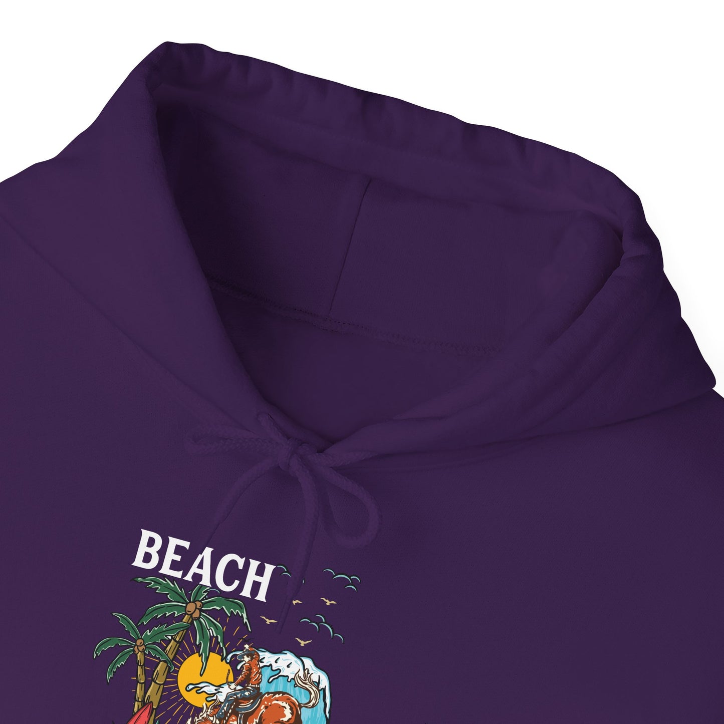 Beach Cowboy Hoodie – Tropical Palm Tree Western Rodeo Texas Pullover