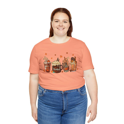 Thankful Pumpkin Spice & Jesus Shirt – Christian Coffee Cup Fall Thanksgiving Tee