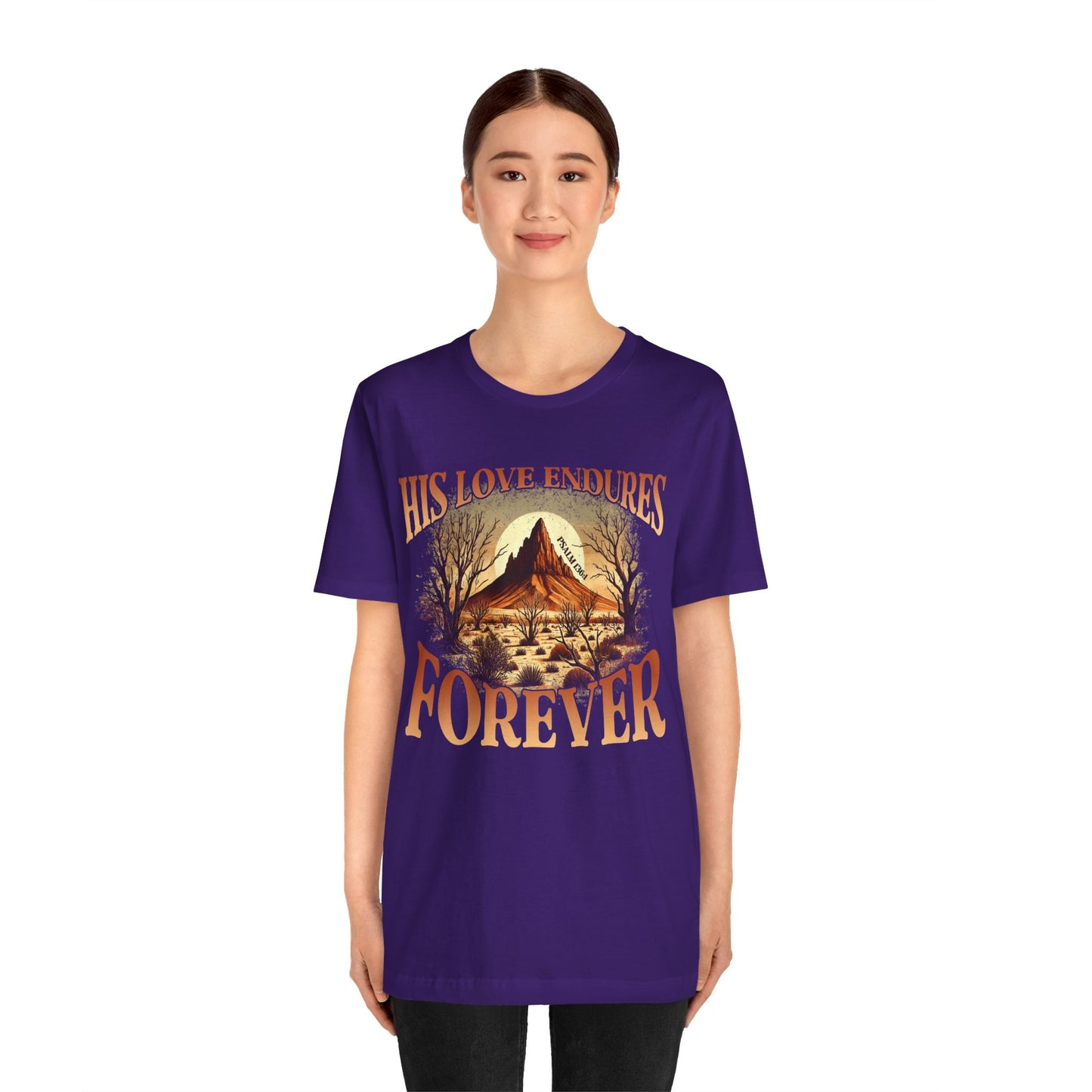 His Love Endures Forever Shirt – Christian Boho Western Rodeo Tee