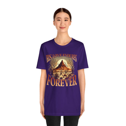 His Love Endures Forever Shirt – Christian Boho Western Rodeo Tee
