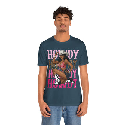 Howdy Black Cowgirl Shirt – Western Melanin Rodeo Queen Texas Tee