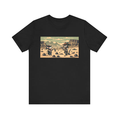 Southern Western Cat & Mouse Shirt – Cowboy Meowdy Rodeo Fight Tee