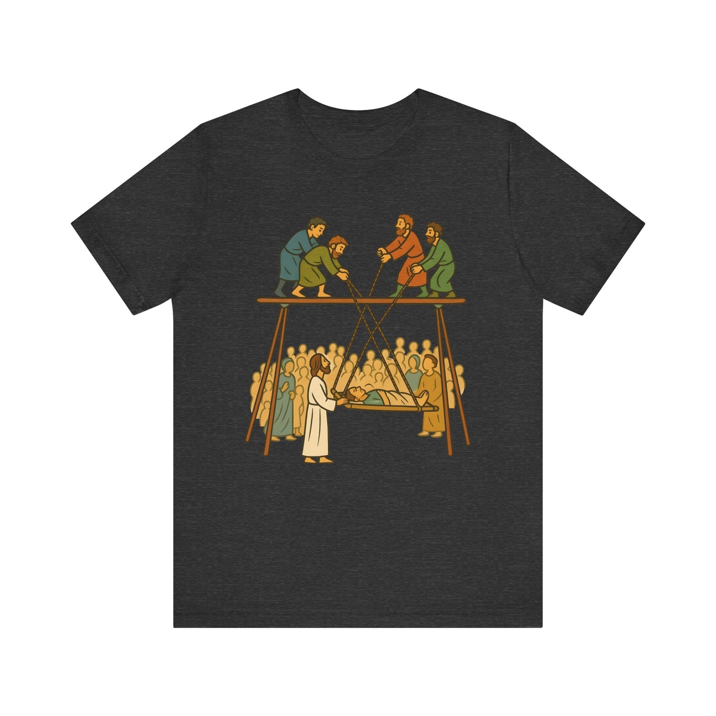 Faith of Four Shirt – Jesus Heals the Paralyzed Man Christian Story Tee