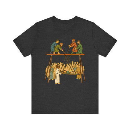 Faith of Four Shirt – Jesus Heals the Paralyzed Man Christian Story Tee