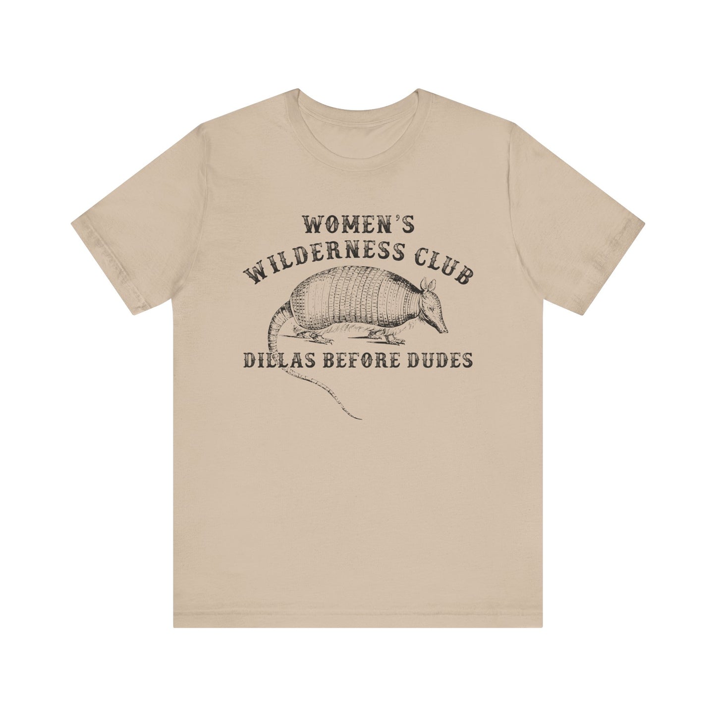 Women’s Wilderness Club Shirt – Dillas Before Dudes Western Armadillo Tee