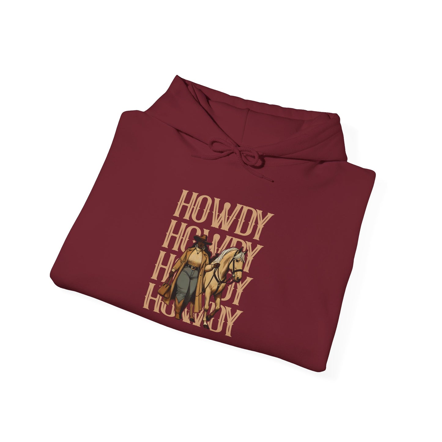 Howdy Black Cowgirl Hoodie – Country Western Rodeo Melanin Texas Pullover