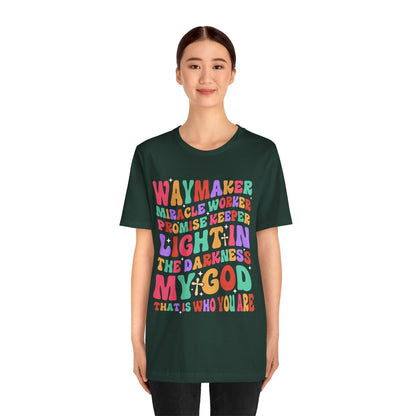Waymaker Miracle Worker Shirt – Christian Worship My God Faith Tee