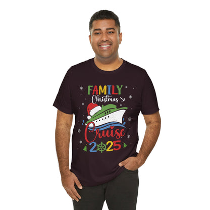 Family Christmas Cruise 2025 Shirt – Matching Cruisemas Family Vacation Tee, Holiday Boat Trip Outfit