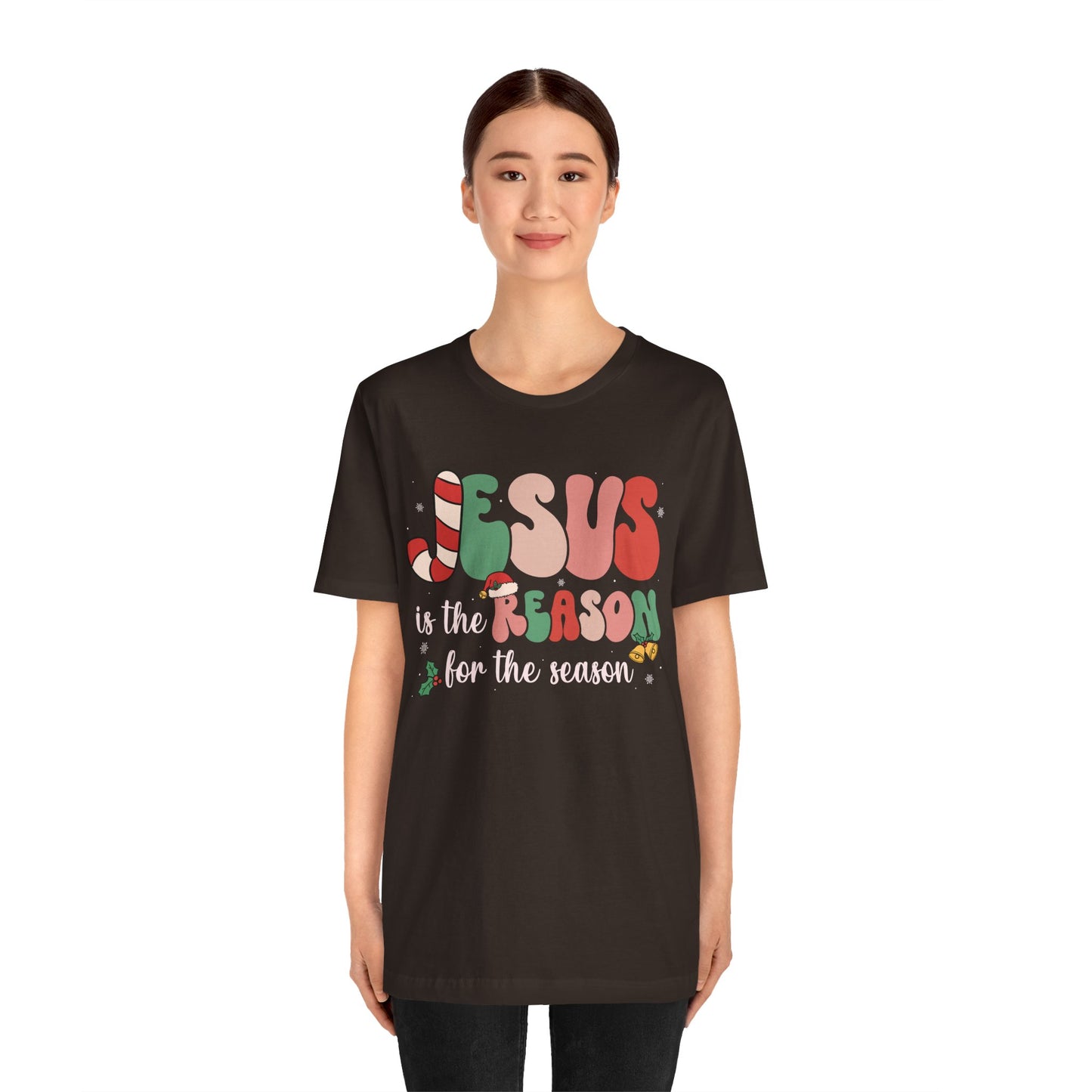 Retro Groovy Jesus Christmas Shirt – Vintage Christian Faith Holiday Tee