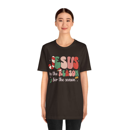 Retro Groovy Jesus Christmas Shirt – Vintage Christian Faith Holiday Tee