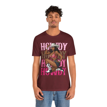 Howdy Black Cowgirl Shirt – Western Melanin Rodeo Queen Texas Tee