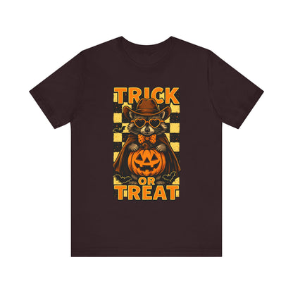 Trick or Treat Cowboy Raccoon Shirt – Cute Western Pumpkin Halloween Tee