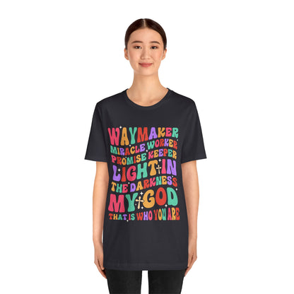 Waymaker Miracle Worker Shirt – Christian Worship My God Faith Tee