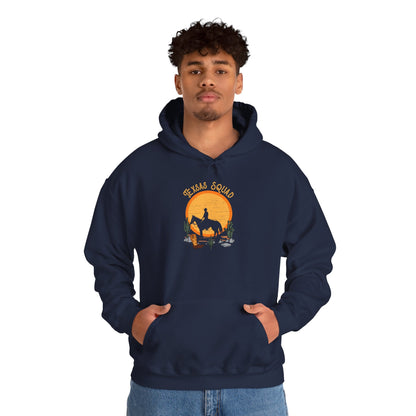 Texas Squad Cowboy Hoodie – Riding Horse Howdy Western Rodeo Pullover