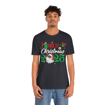 Family Christmas 2025 Shirt – Black Santa Afrocentric Matching Holiday Tee