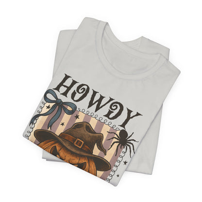 Howdy Halloween Shirt – Cute Coquette Pumpkin Western Fall Tee