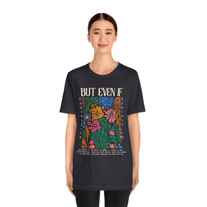 But Even If Shirt – Retro Boho Flowers Christian Jesus Bible Verse Tee