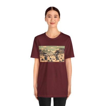 Southern Western Cat & Mouse Shirt – Cowboy Meowdy Rodeo Fight Tee