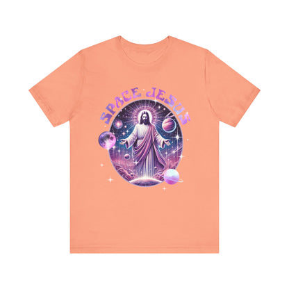 Space Jesus Galaxy Shirt – Cosmic Christian Planet Faith Graphic Unisex Tee