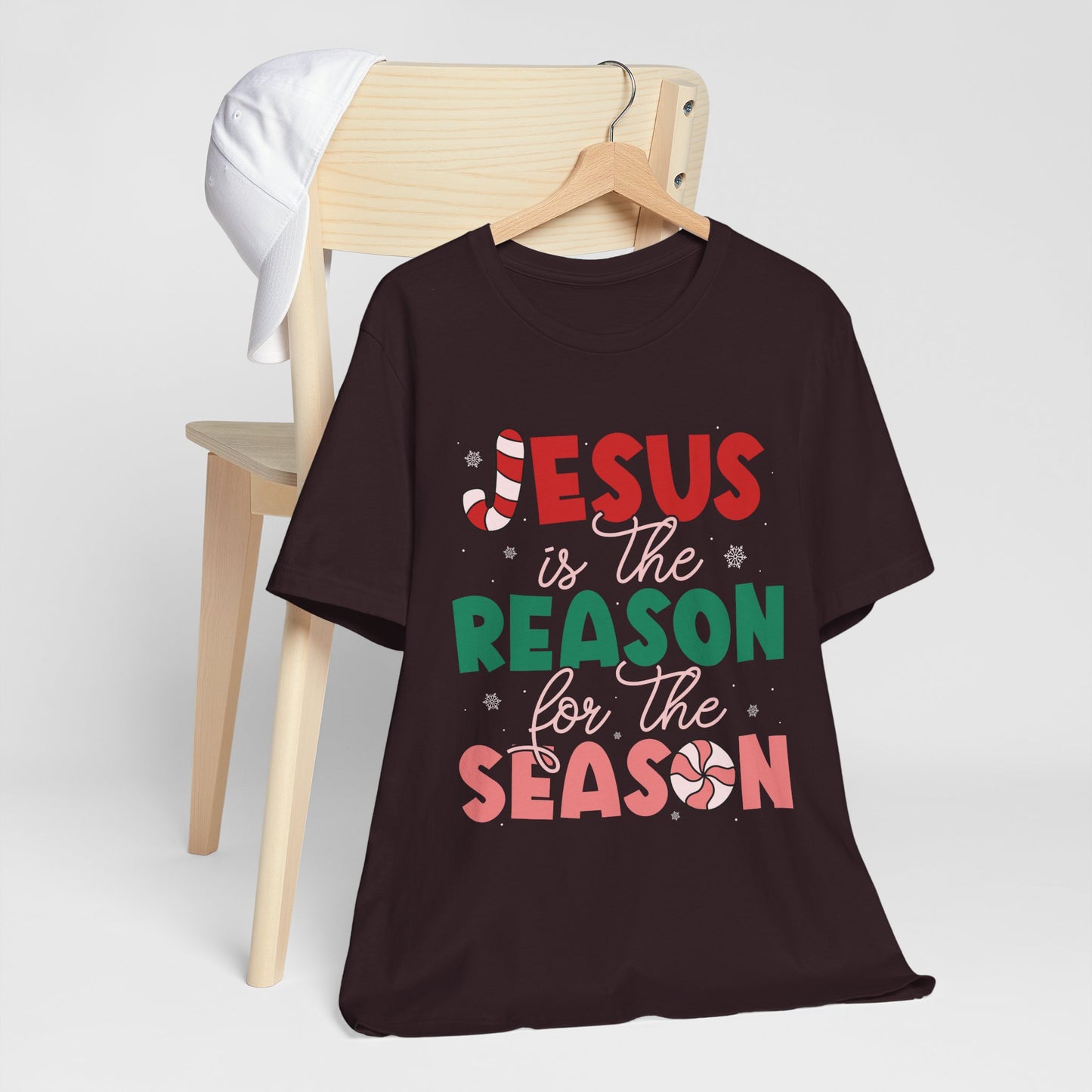 Retro Christmas Jesus Shirt – Christian “Reason for the Season” Faith Holiday Tee